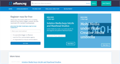 Desktop Screenshot of influencing.com